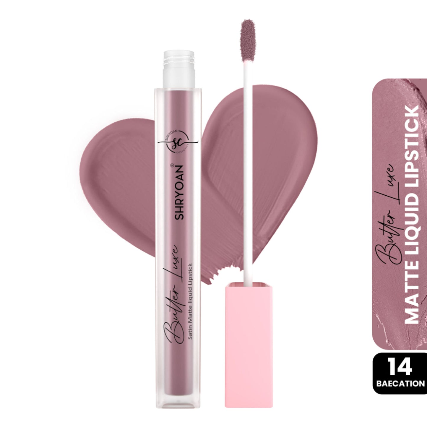 Shryoan Butter Luxe Satin Matte Liquid Lipstick - Baecation 14
