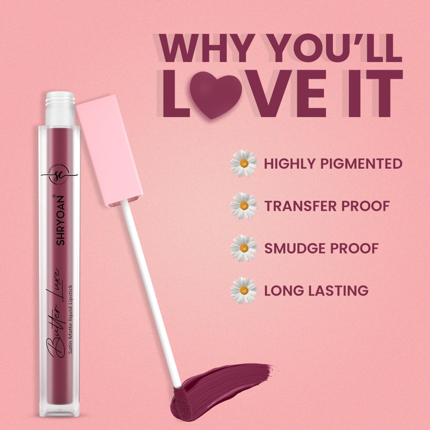 Shryoan Butter Luxe Satin Matte Liquid Lipstick - Brownie Points 15