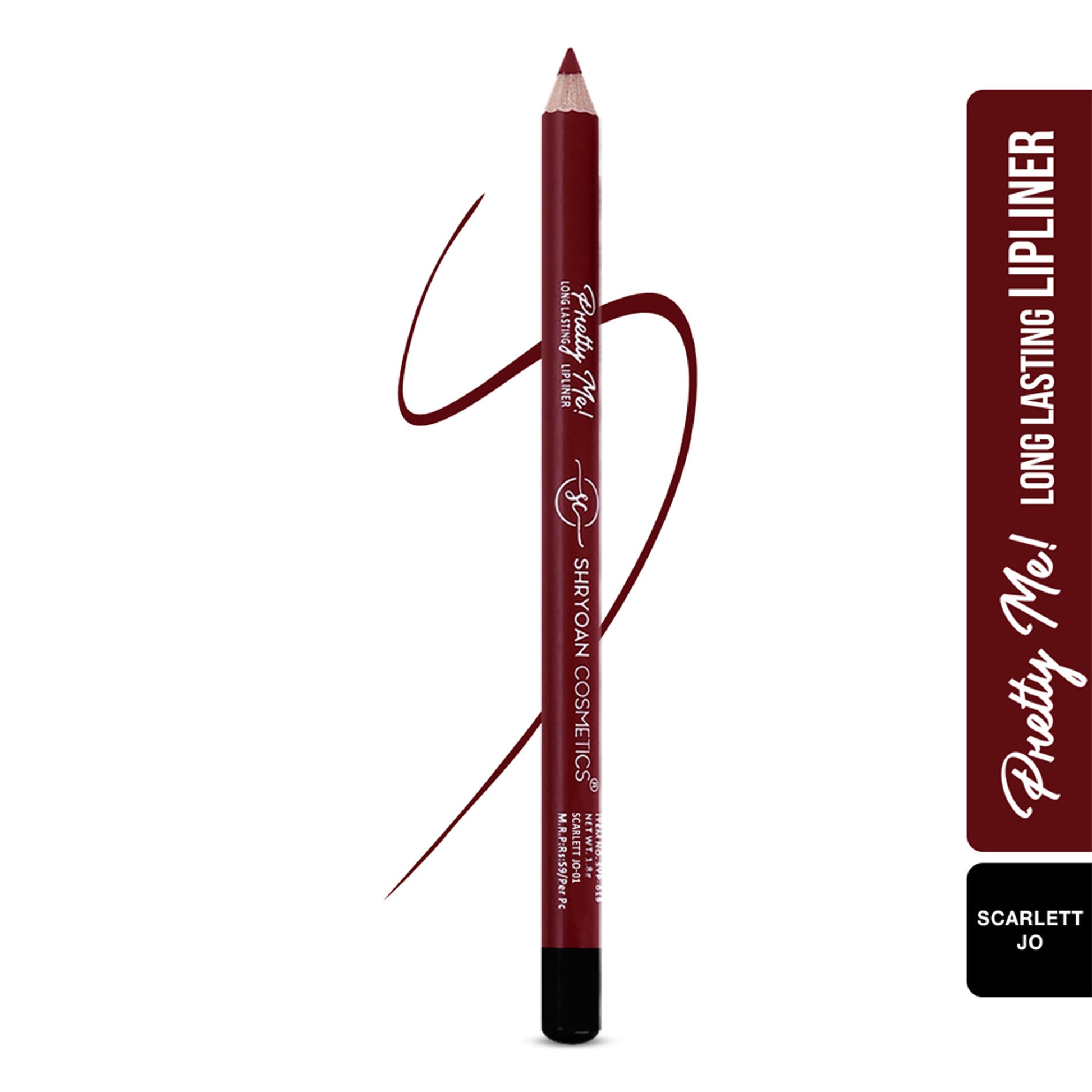 Shryoan Pretty Me Bold Lipliner & Eyeliner Pencil - Scarlett Jo 01