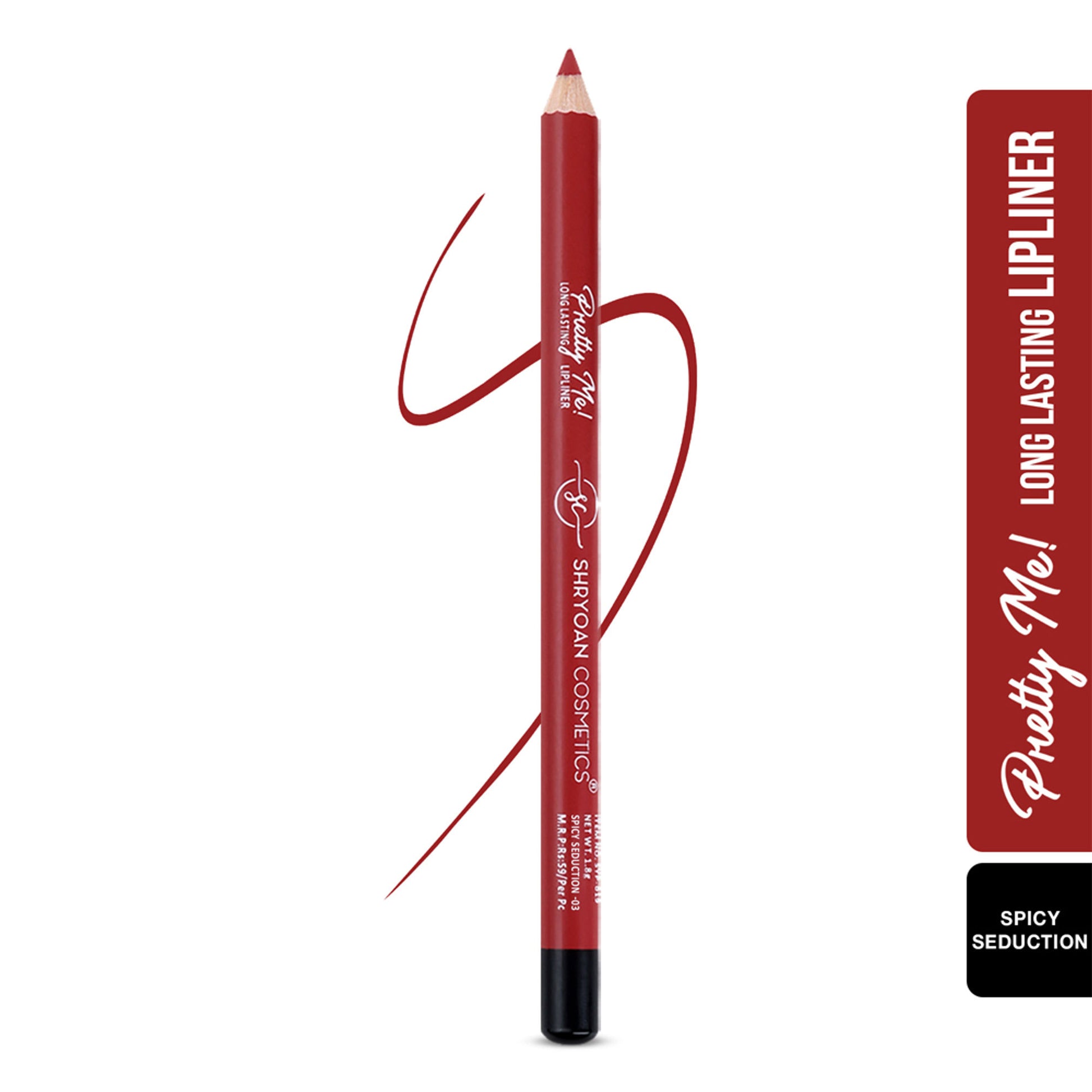 Shryoan Pretty Me Bold Lipliner & Eyeliner Pencil - Spicy Seduction 03