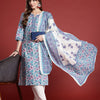 Dhiyona IE Floral Printed Pure Cotton Kurta with Trousers & With Dupatta
