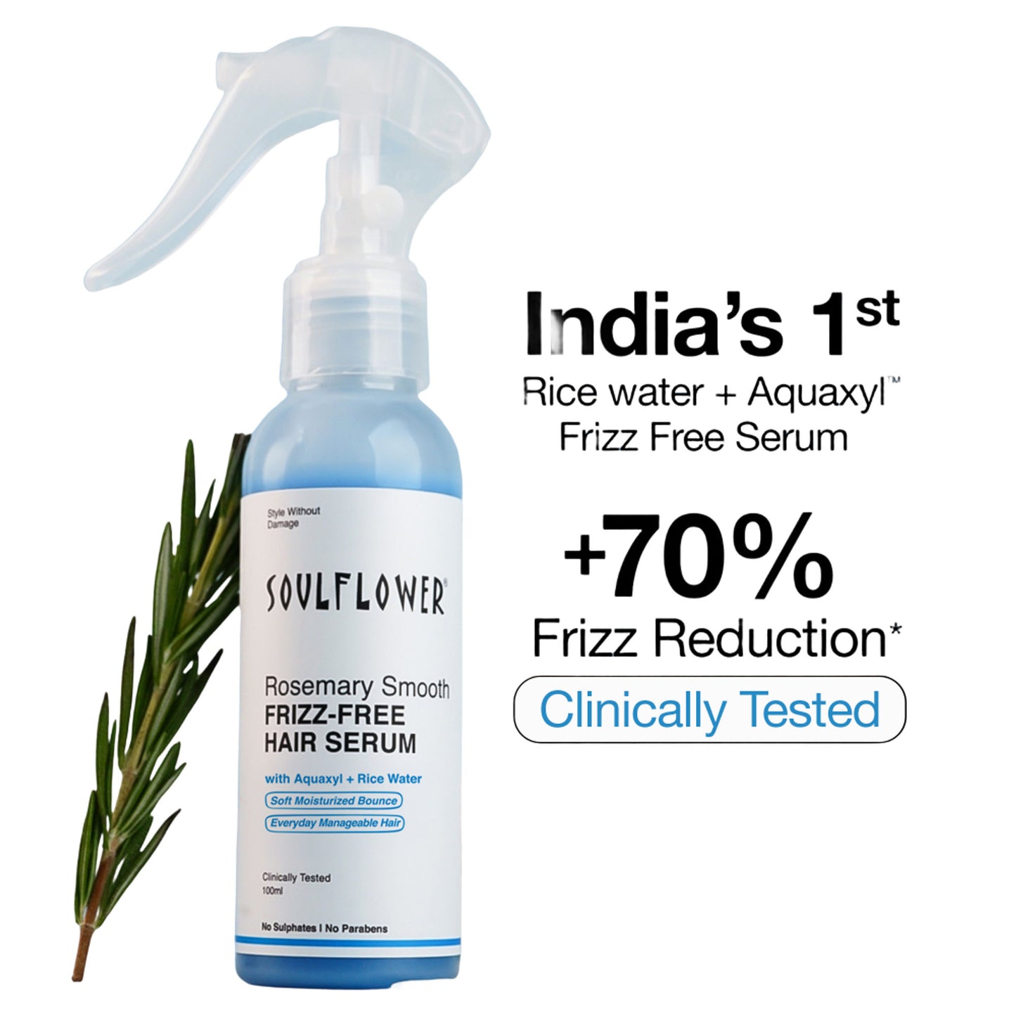 Soulflower Rosemary Frizz Free Hair Serum