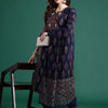 Dhiyona IE Ethnic Motifs Printed Panelled Mirror Work Pure Cotton Kurta Set