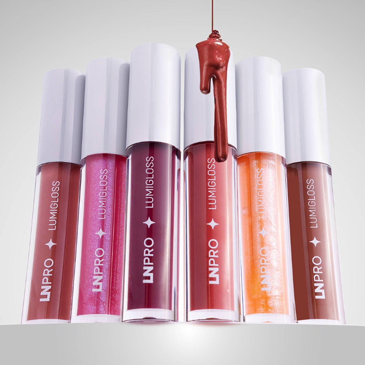 LN PRO Lip Gloss Lumigloss - Rich Brown