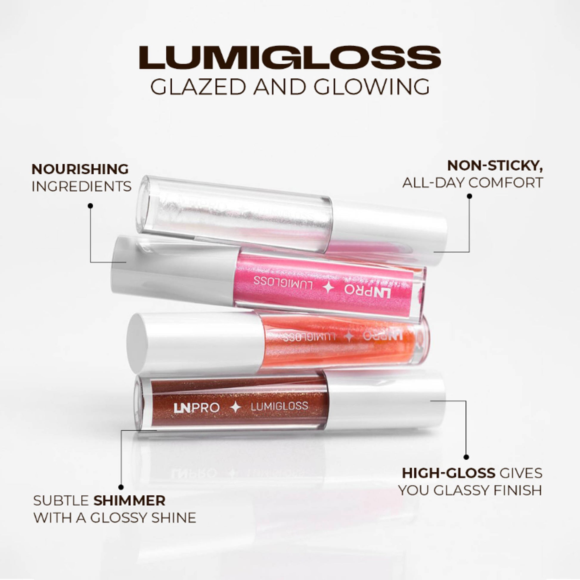 LN PRO Lip Gloss Lumigloss - Marsala