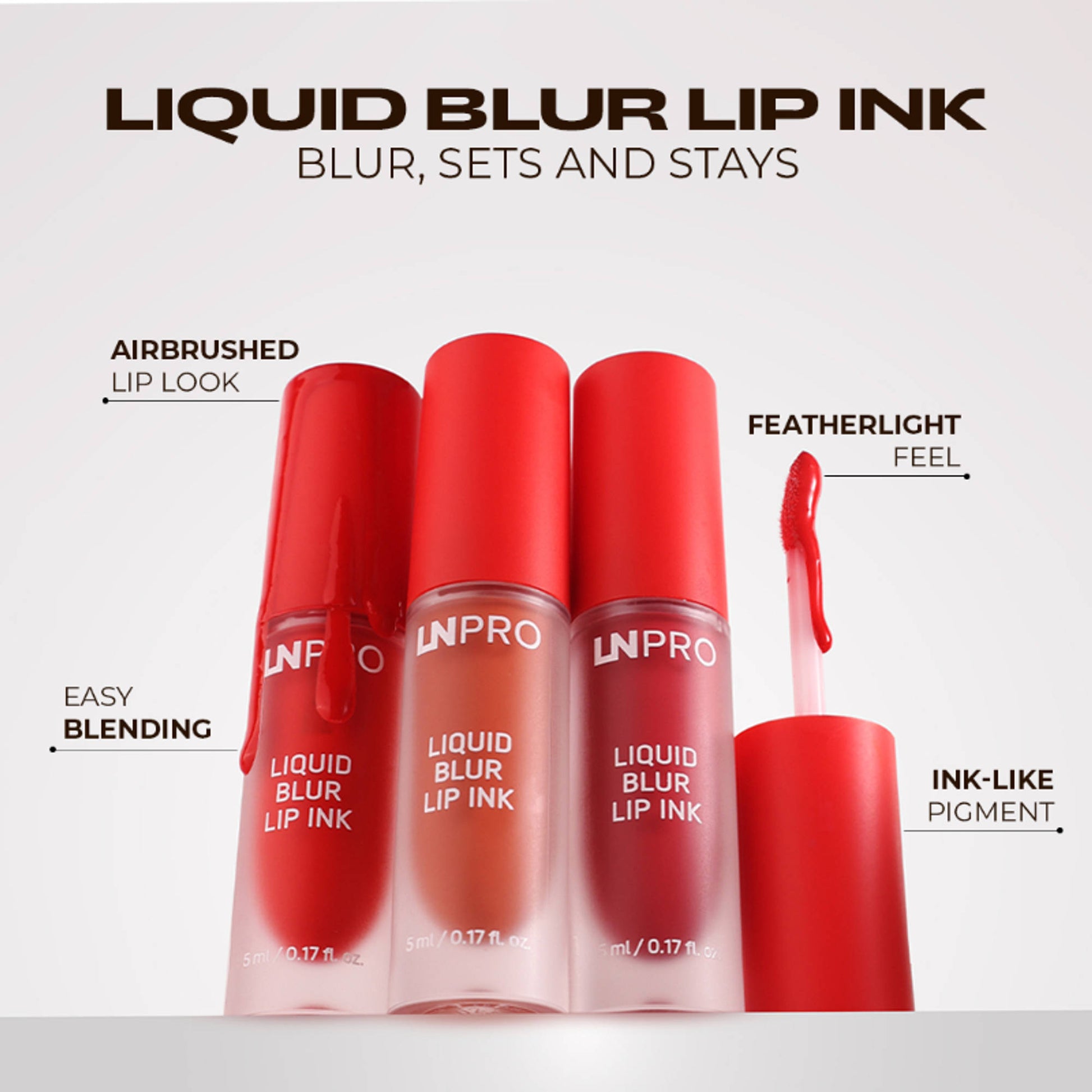 LN PRO Liquid Blur Lip Ink Liquid Lipstick - Persian