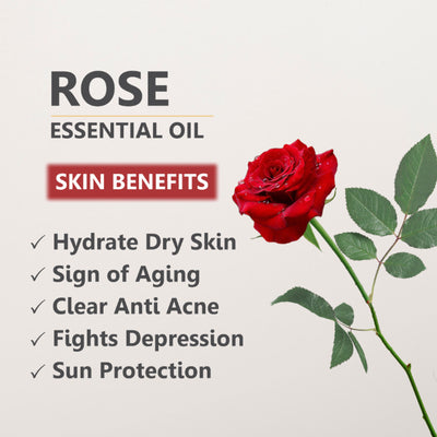 Skiura Nature 100% Natural Rose Essential Oil