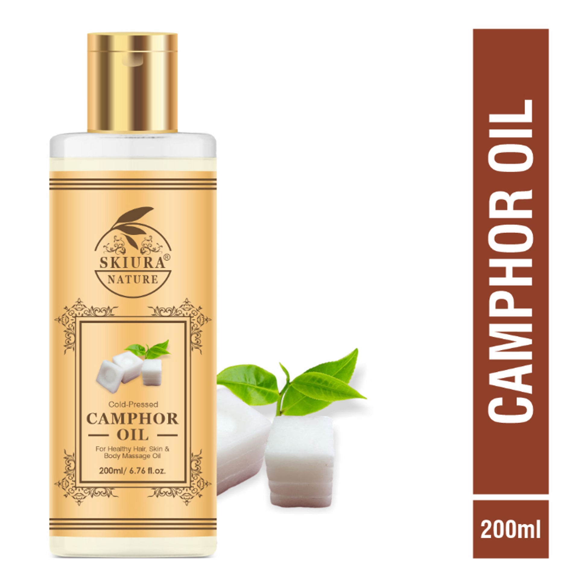 Skiura Nature 100% Natural Camphor Oil For Skin & Hair