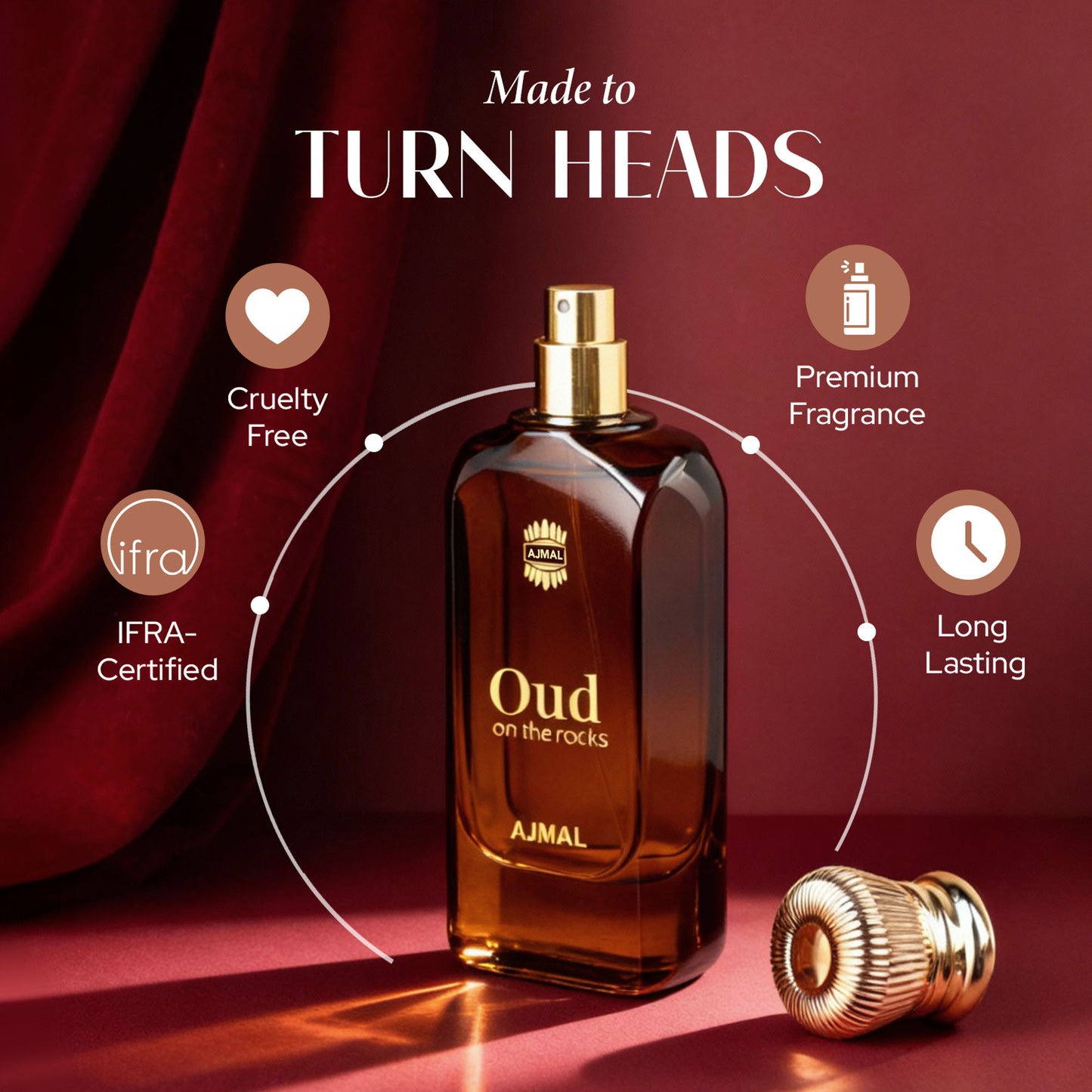 Ajmal India Oud On The Rocks Premium Eau De Perfum