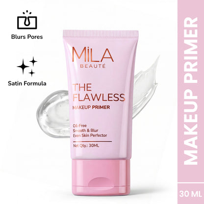 Mila Beauté The Flawless Oil Free Makeup Primer Smoothens and Blurs Pores