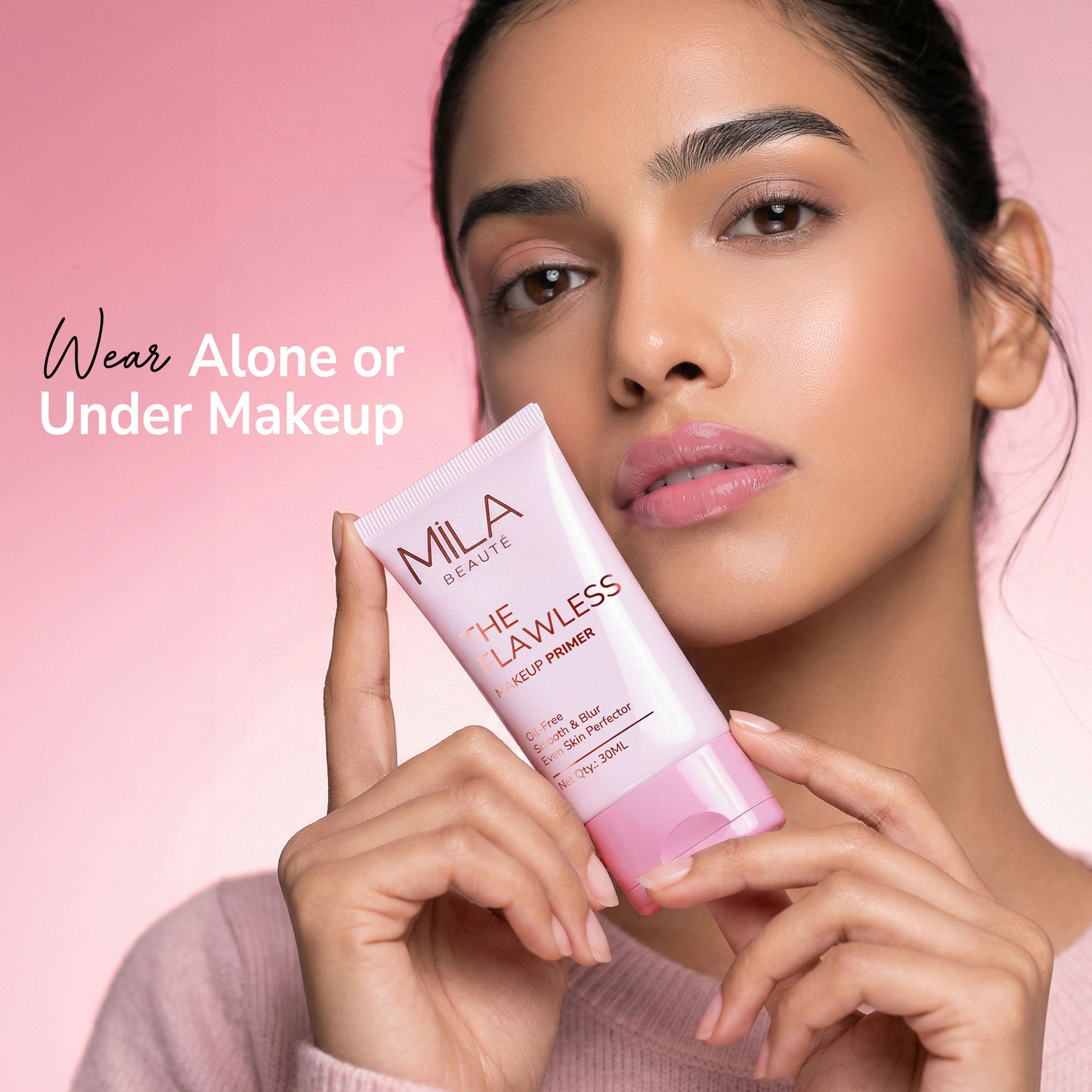 Mila Beauté The Flawless Oil Free Makeup Primer Smoothens and Blurs Pores