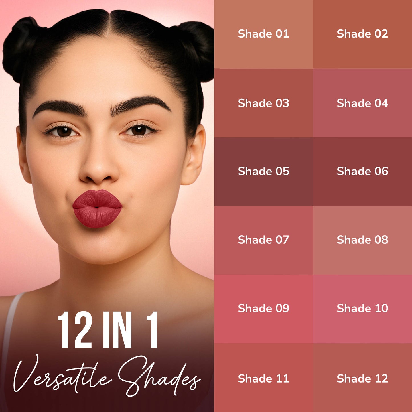 Mila Beauté 12 Creamy Matte Mini Lipstick Kit