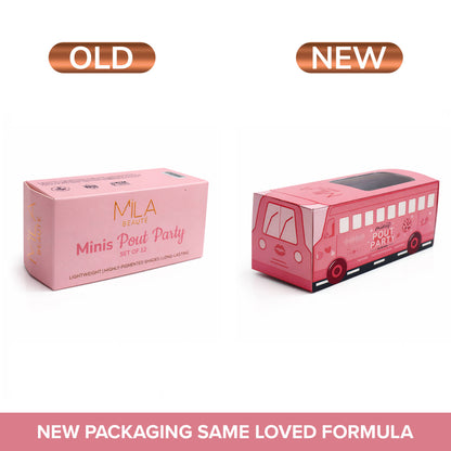 Mila Beauté 12 Creamy Matte Mini Lipstick Kit