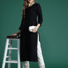 Dhiyona IE Floral Embroidered Thread Work Kurta