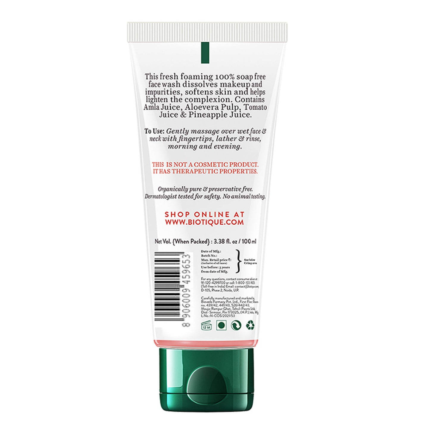 Biotique Fruit Brightening Face Wash