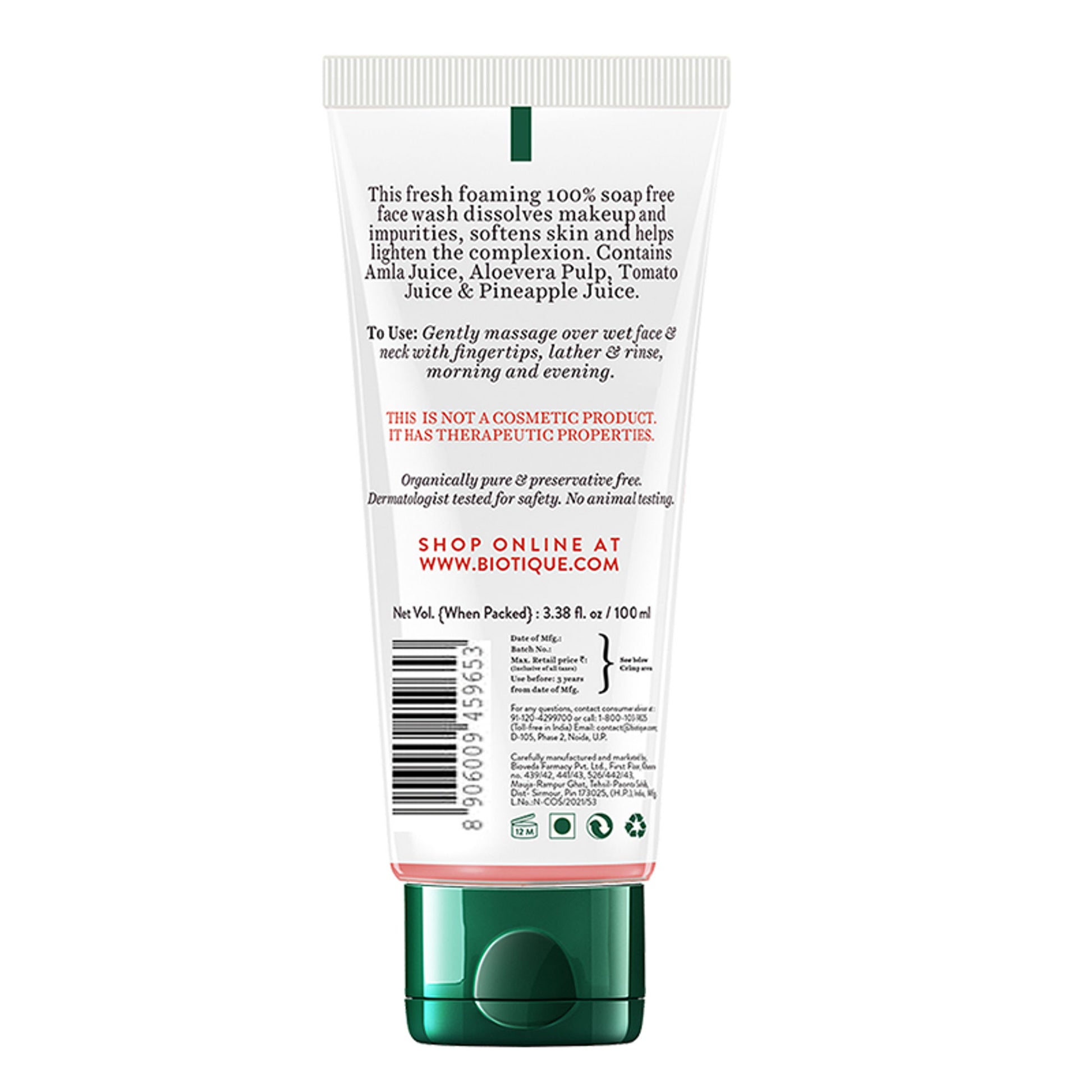 Biotique Fruit Brightening Face Wash
