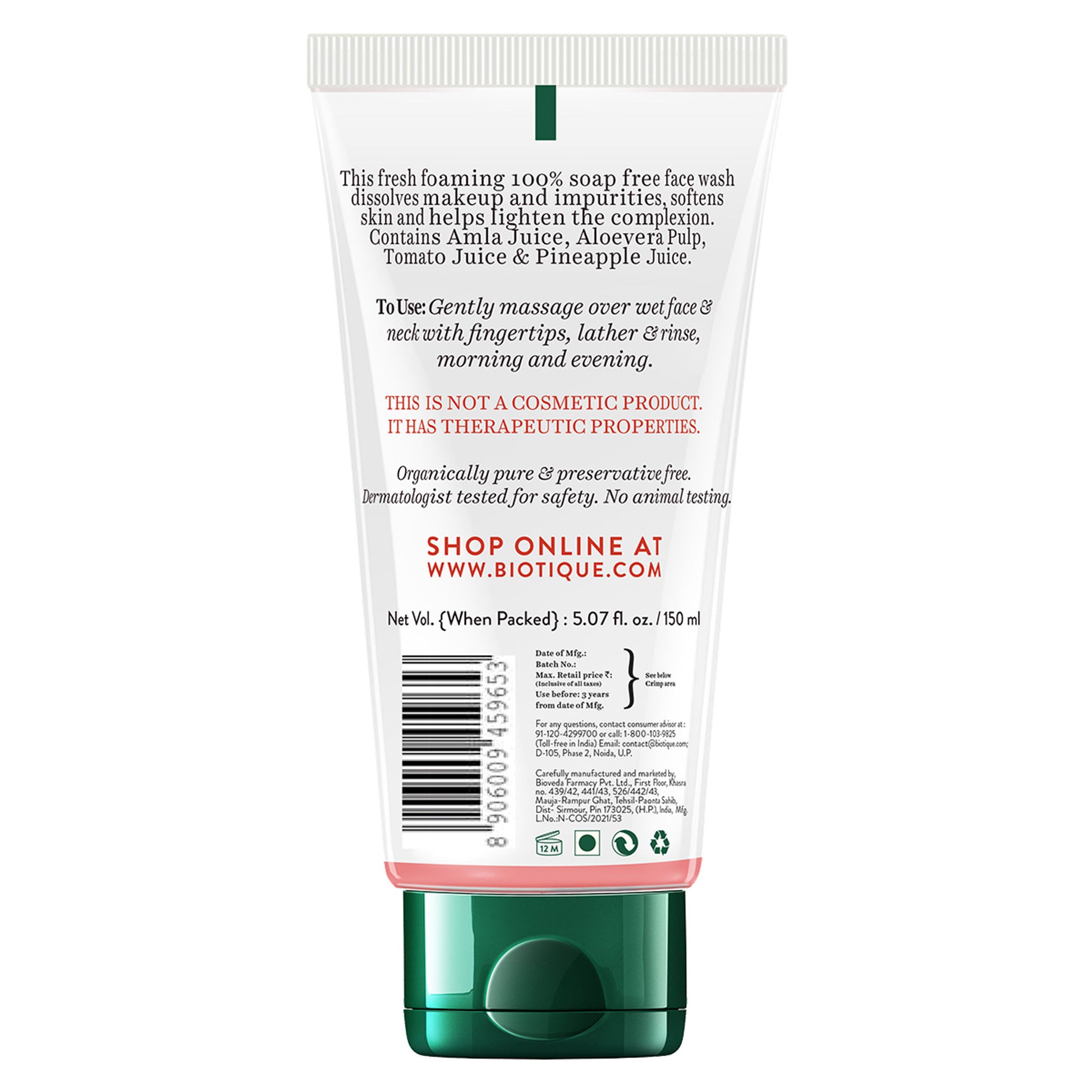 Biotique Fruit Brightening Face Wash