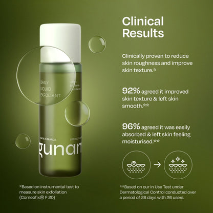 Gunam Daily Liquid Exfoliant Alcohol Free Toner With AHA BHA + Niacinamide + Lactic & Glycolic Acid