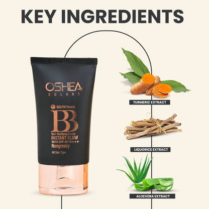 Oshea Herbals Instant Glow BB Cream - 002 Beige Medium