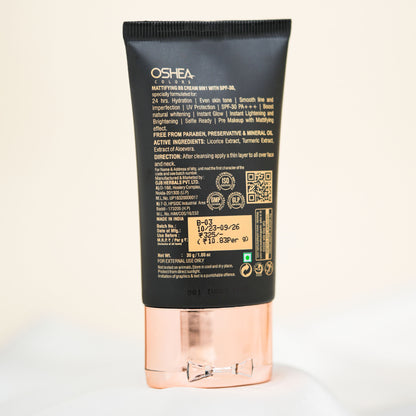 Oshea Herbals 9-In-1 Mattifying Instant Glow BB Cream - 001 Ivory Fair