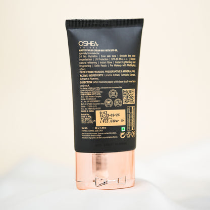 Oshea Herbals 9 In 1 Mattifying BB Cream - 000 Light Warm
