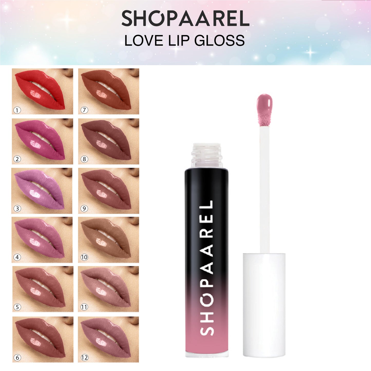 Shopaarel Gloss Love Lip Gloss - SPL04