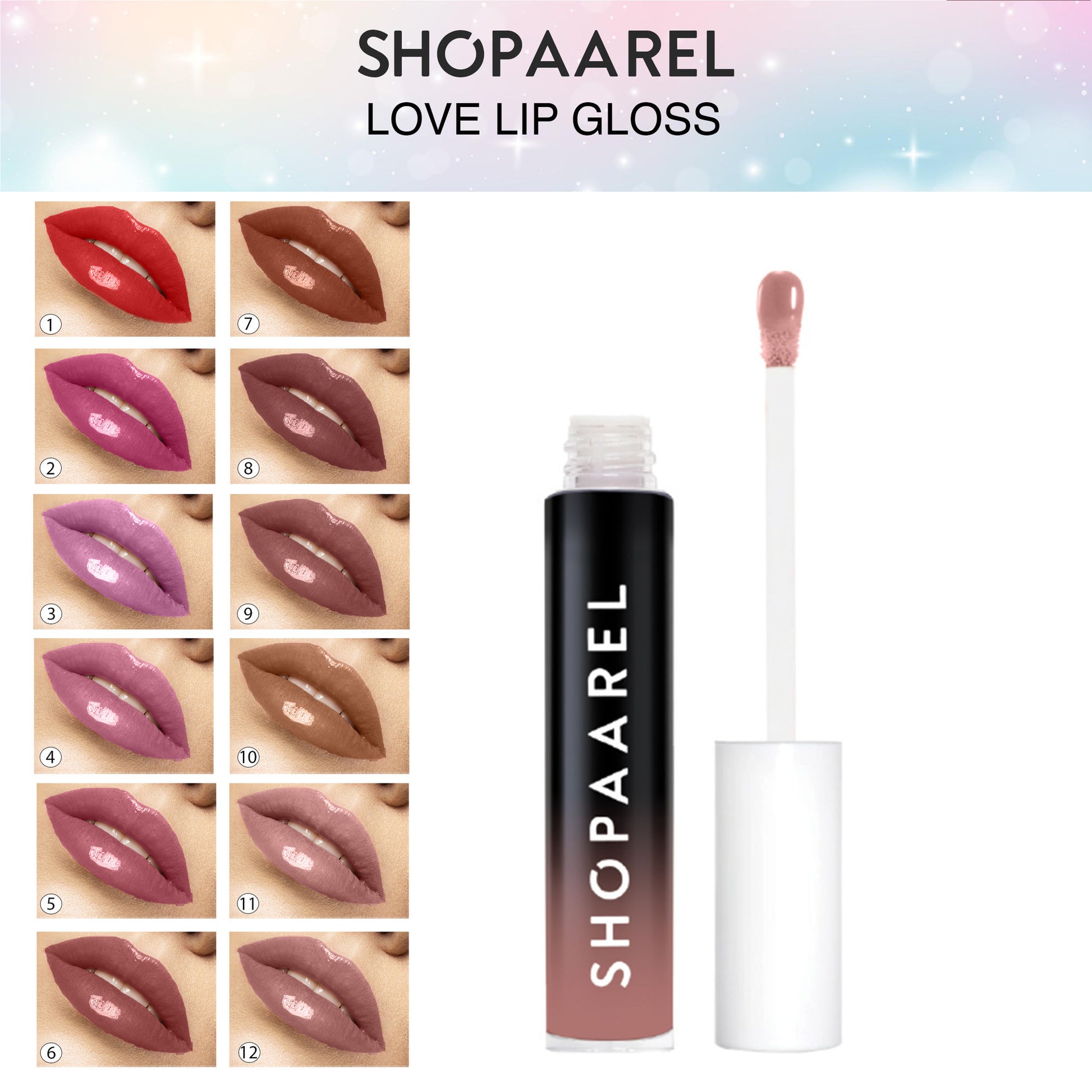 Shopaarel Gloss Love Lip Gloss - SPL12
