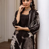Dhiyona IE Printed Three-Quarter Sleeves Tunic With Trouser