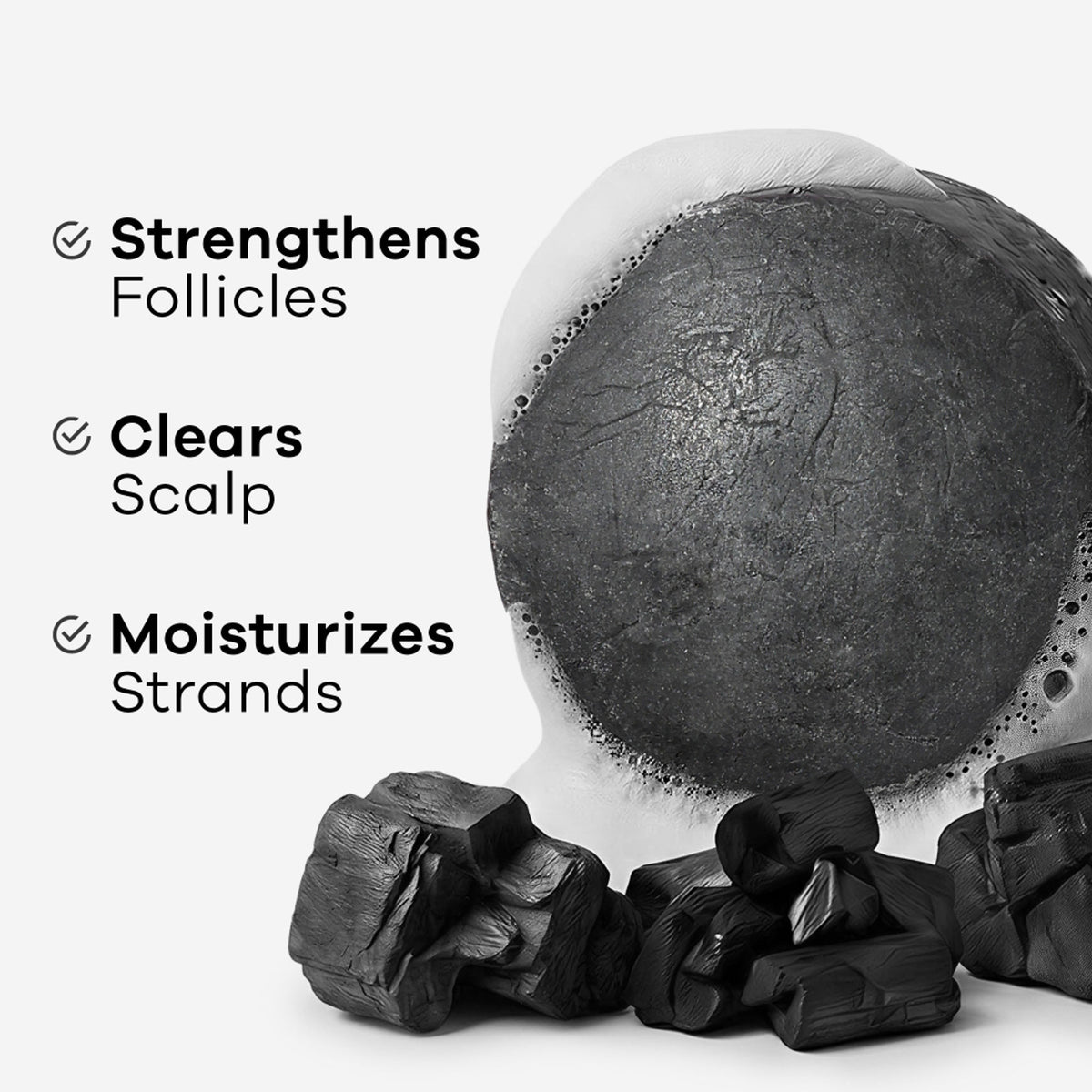 Earth Rhythm Shampoo Bar, Cardboard Box - Bamboo Charcoal N Apple Cider Vinegar