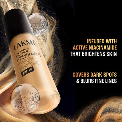 Lakme Forever Matte Longwear Foundation - Natural Pearl