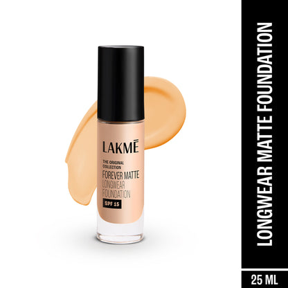 Lakme Forever Matte Longwear Foundation - Cool Ivory