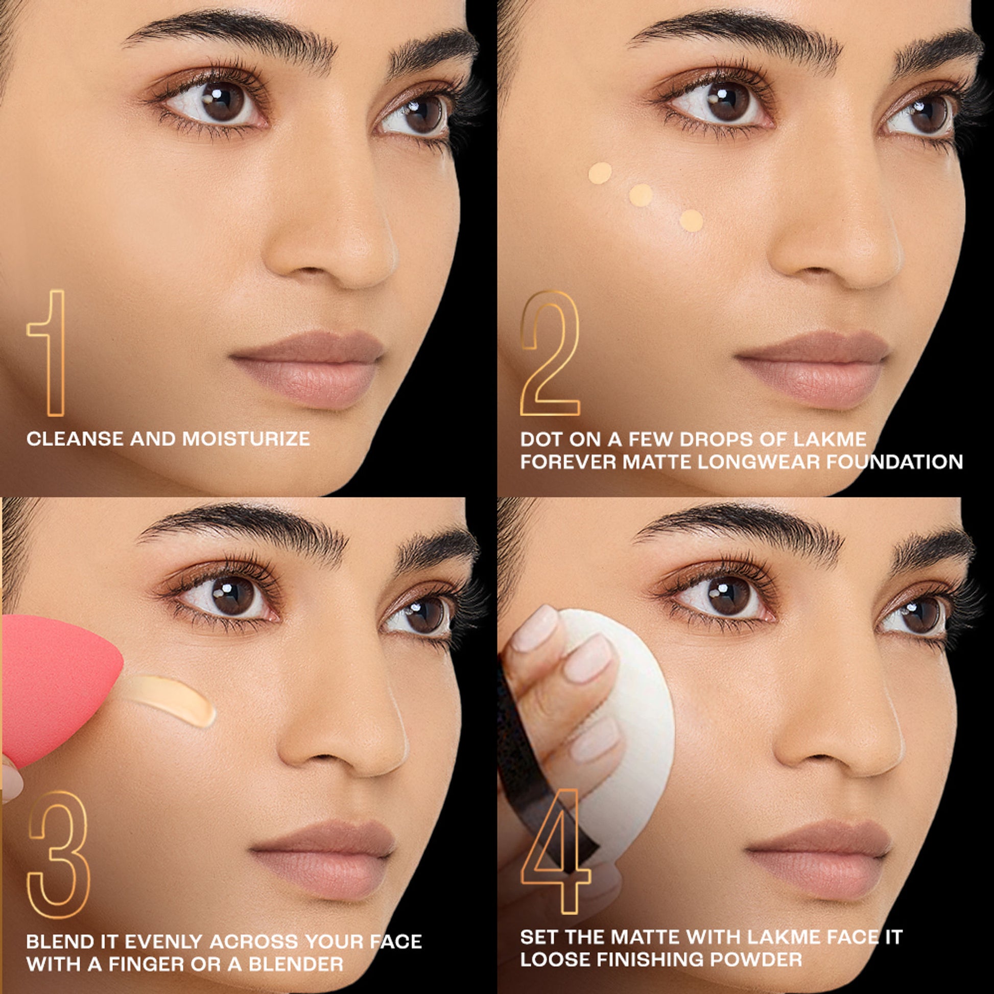 Lakme Forever Matte Longwear Foundation - Warm Beige