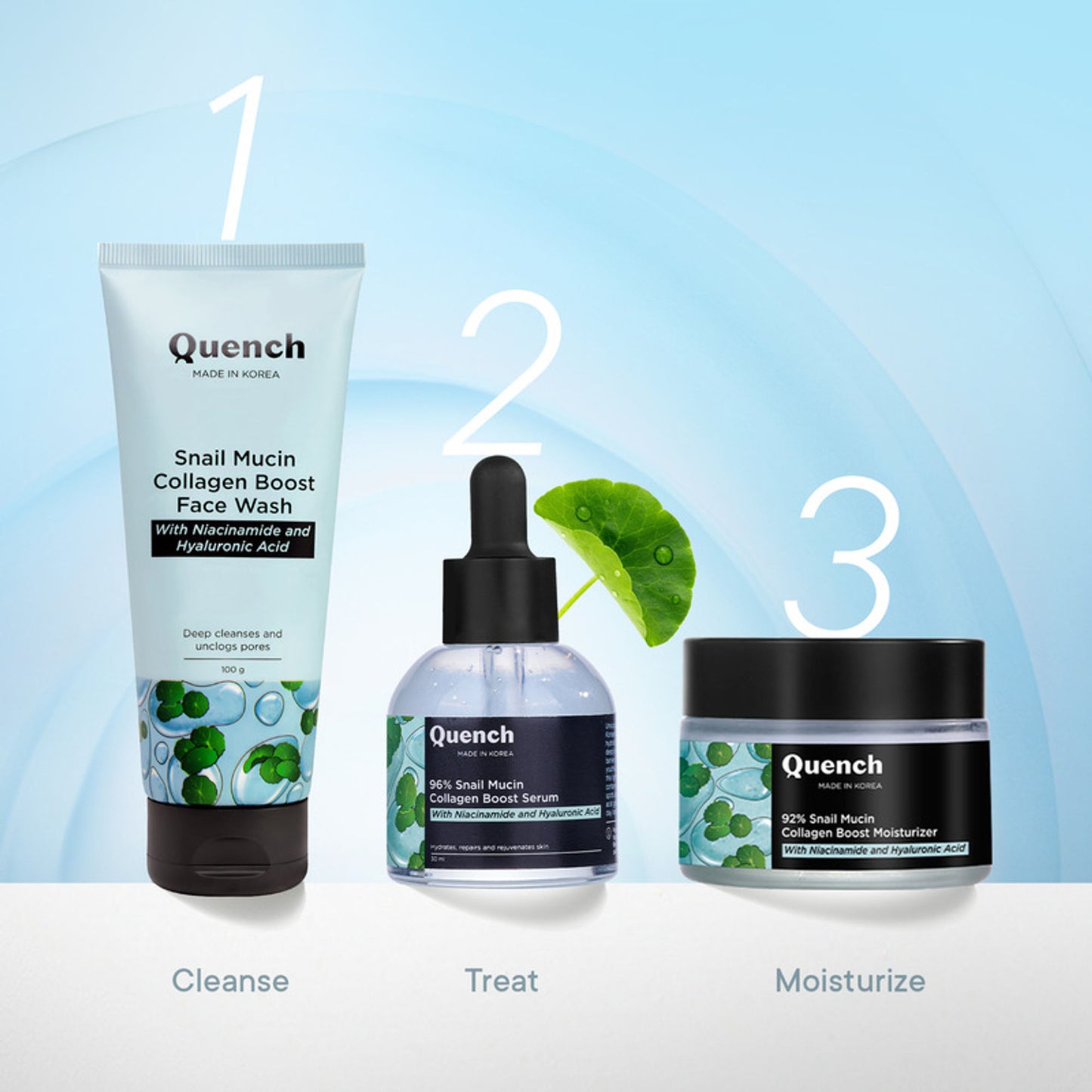 Quench Snail Mucin Collagen Boost Face Wash
