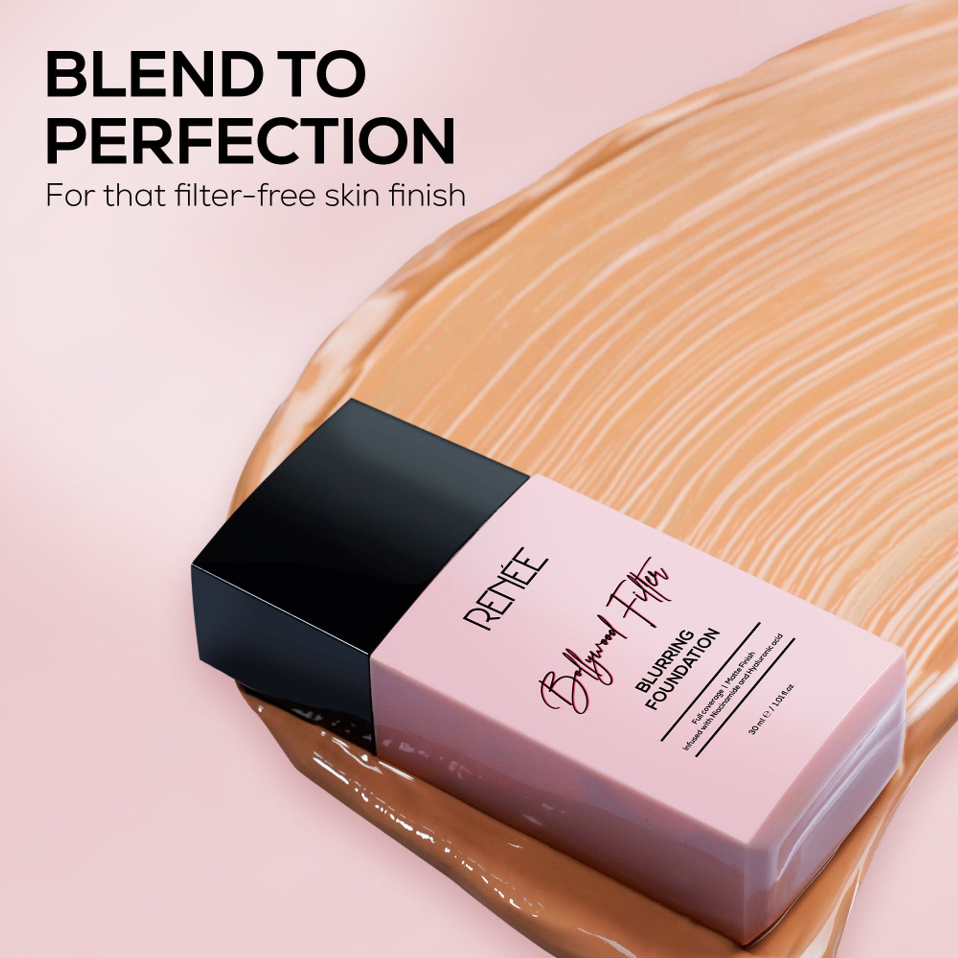 Renee Cosmetics Bollywood Filter Blurring Matte Finish Liquid Foundation - Cocoa Cloud