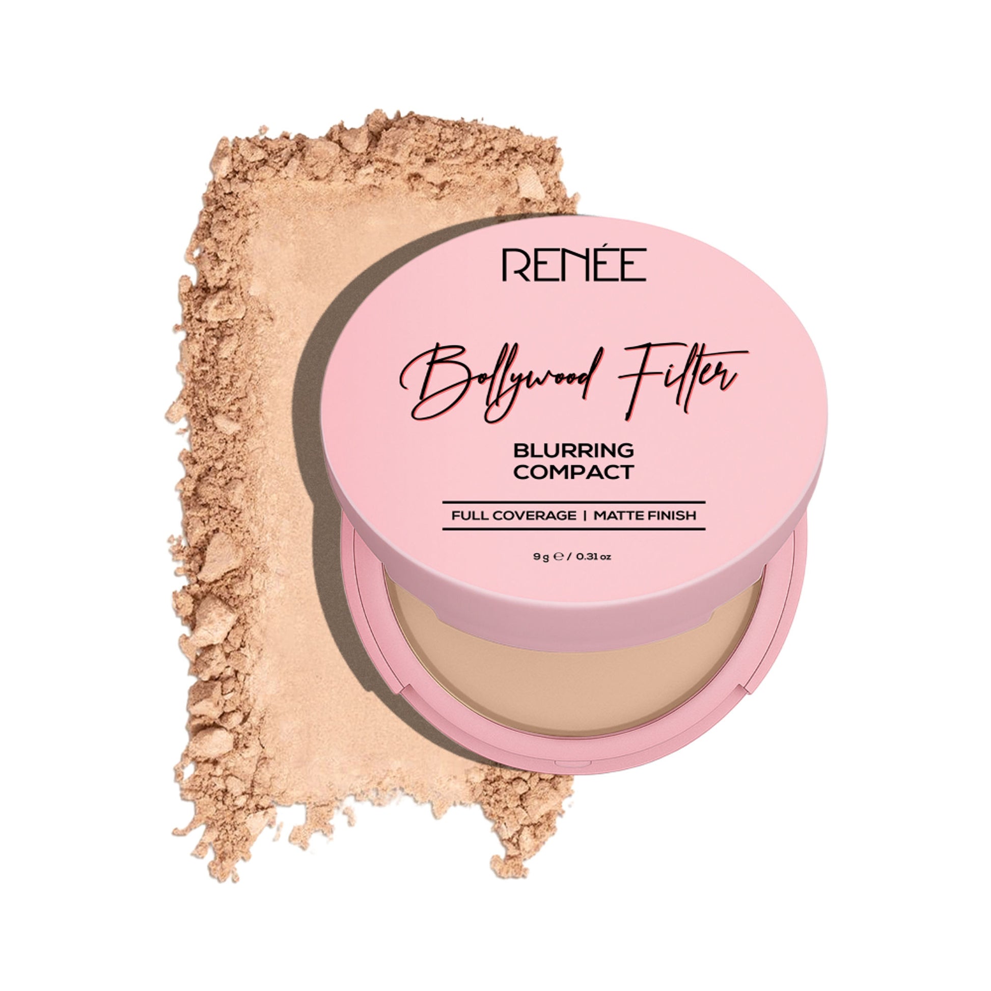 Renee Cosmetics Bollywood Filter Blurring Matte Finish Compact - 04 Maple Drape
