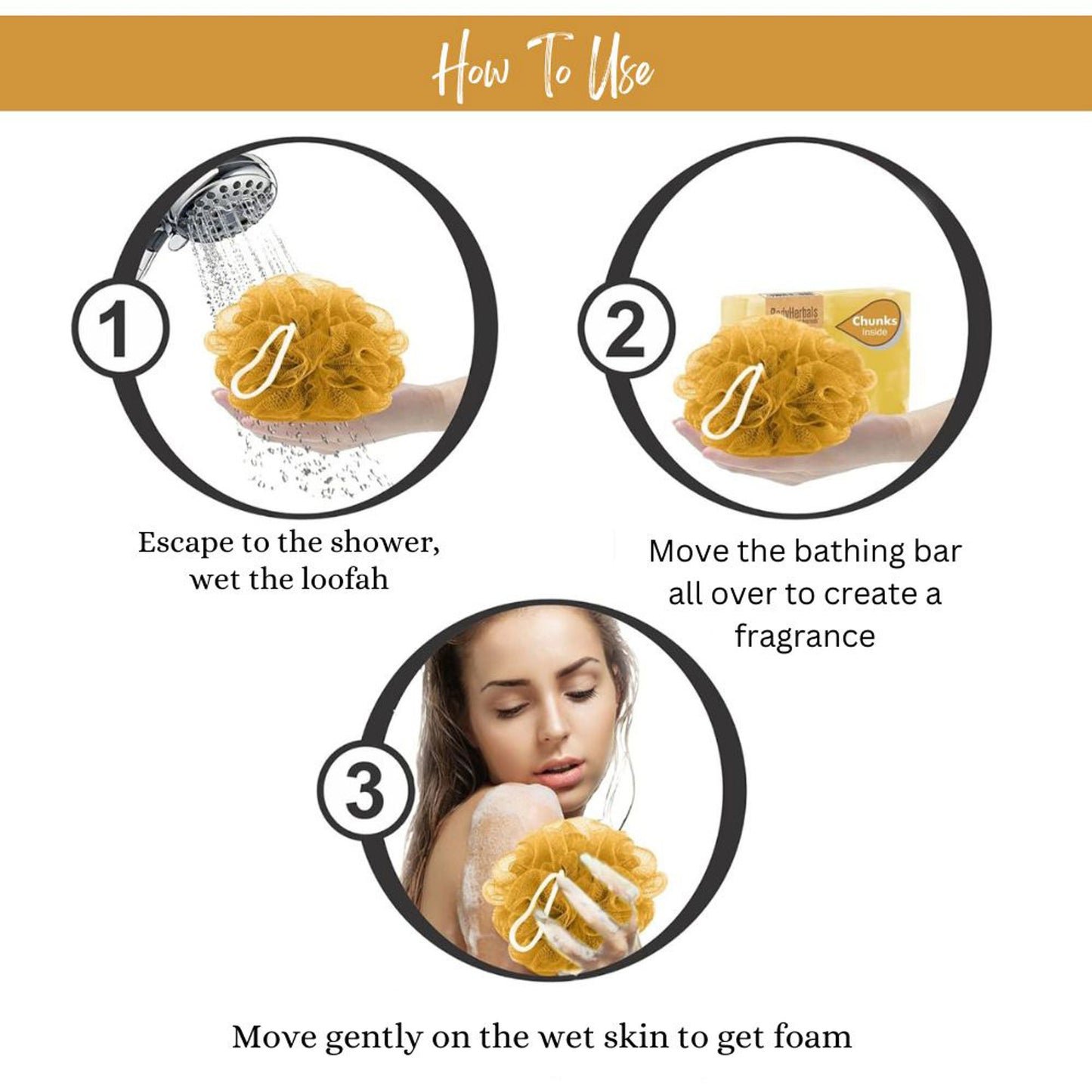BodyHerbals Glow, Hand Made Sandal Turmeric Bathing Bar With Natural Chunks