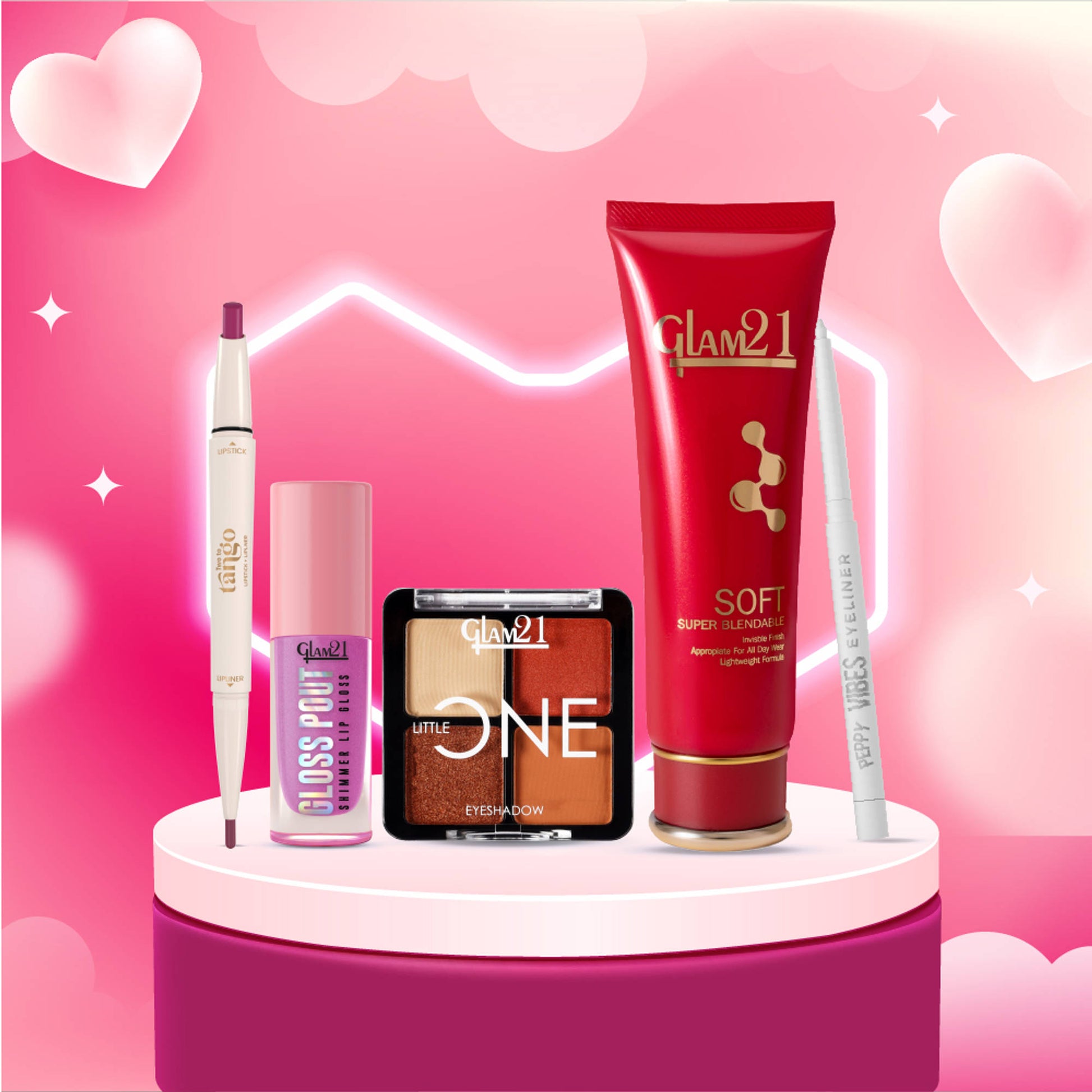 GLAM21 Dramatic Desire Makeup Combo Pack