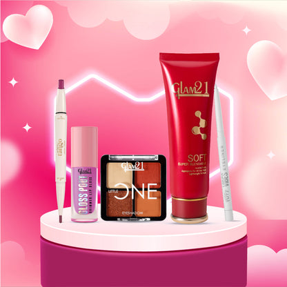GLAM21 Dramatic Desire Makeup Combo Pack