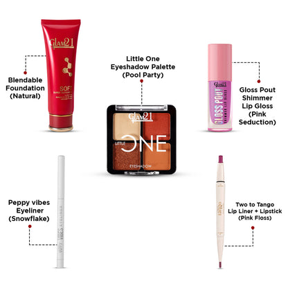 GLAM21 Dramatic Desire Makeup Combo Pack