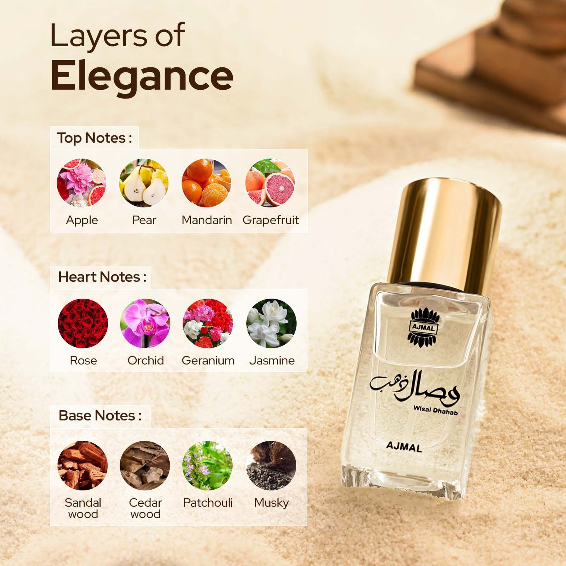 Ajmal India Wisal Dhahab Perfume For Men