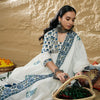 Dhiyona IE Women Printed Empire Pure Cotton Kurta with Trousers & With Dupatta