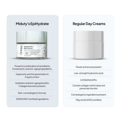 Miduty EpiHydrate 72 Hrs Moisture Lock Hyaluronic Acid Skin Hydration Lightweight Gel