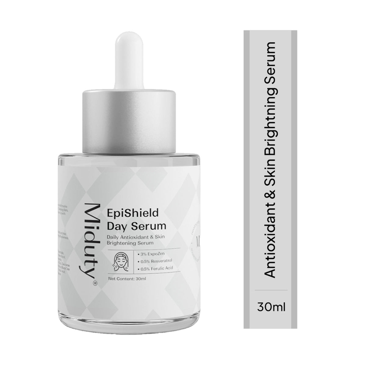Miduty EpiShield Day Serum Vitamin C Hyaluronic Acid Sun Protection Skin Hydration