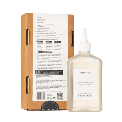 Kimirica 100% Pure Cold Pressed Extra Virgin Coconut Oil For Hair & Skin, Moisturizing & Nourishing