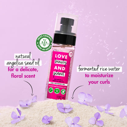 Love Beauty & Planet Rice Water & Angelica Seed Oil Curl Defining Gel For Curly & Wavy Hair