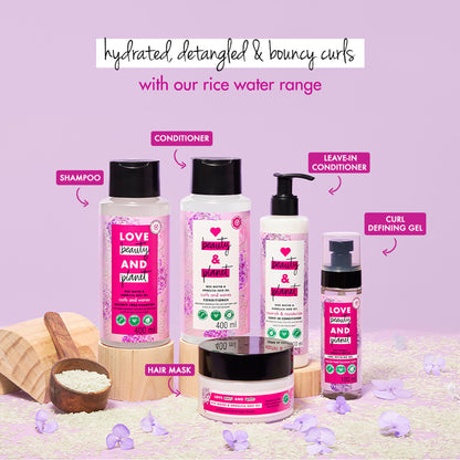 Love Beauty & Planet Rice Water & Angelica Seed Oil Curl Defining Gel For Curly & Wavy Hair
