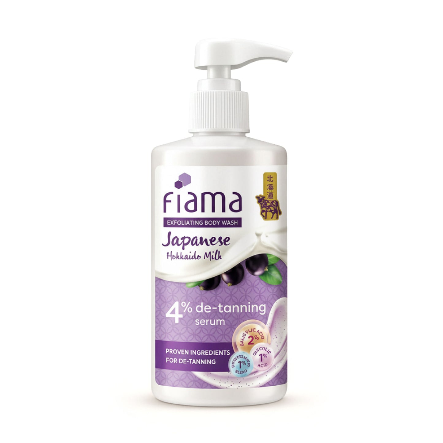 Fiama 4% Detan Serum Exfoliating Body Wash