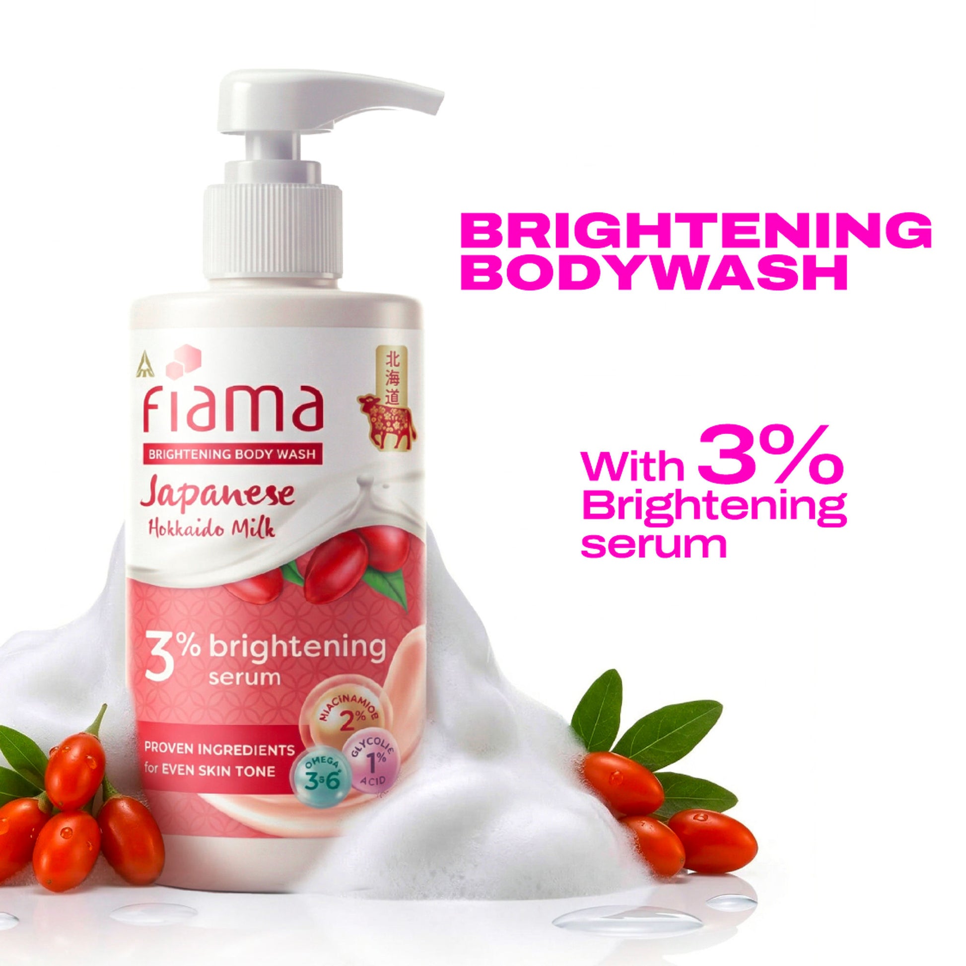 Fiama 3% Brightening Serum Body Wash