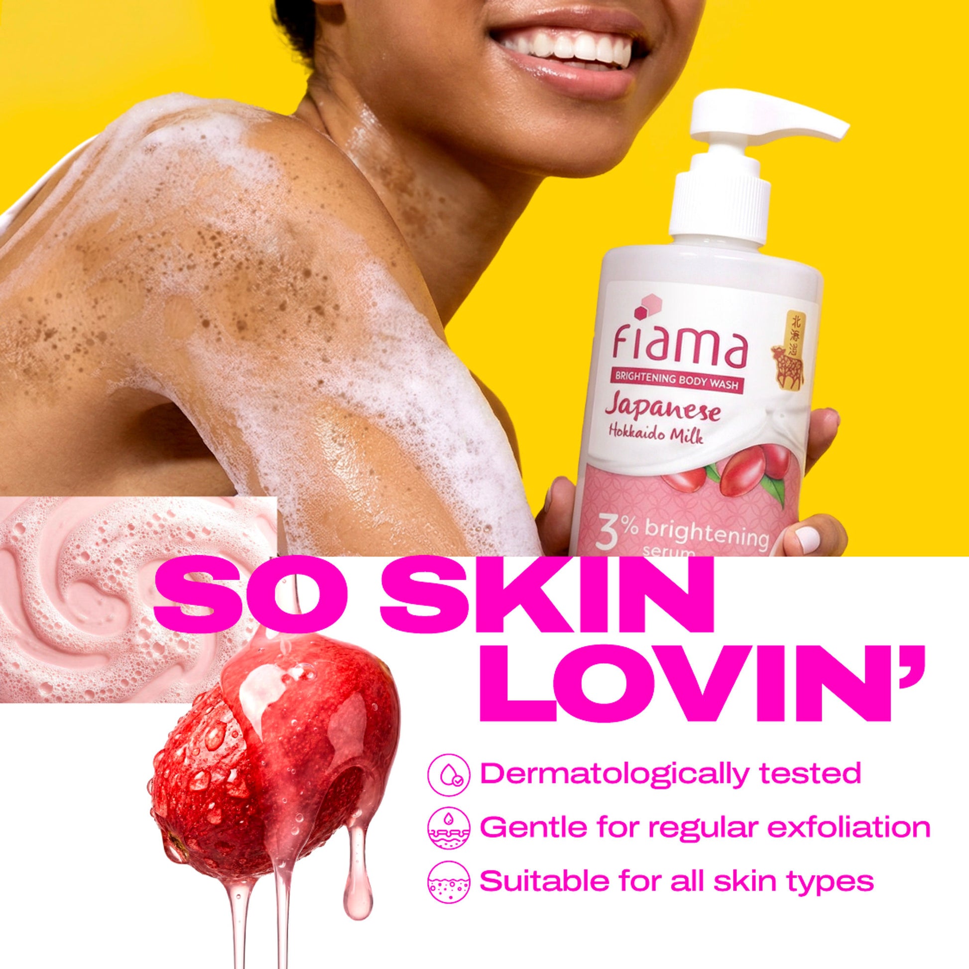 Fiama 3% Brightening Serum Body Wash