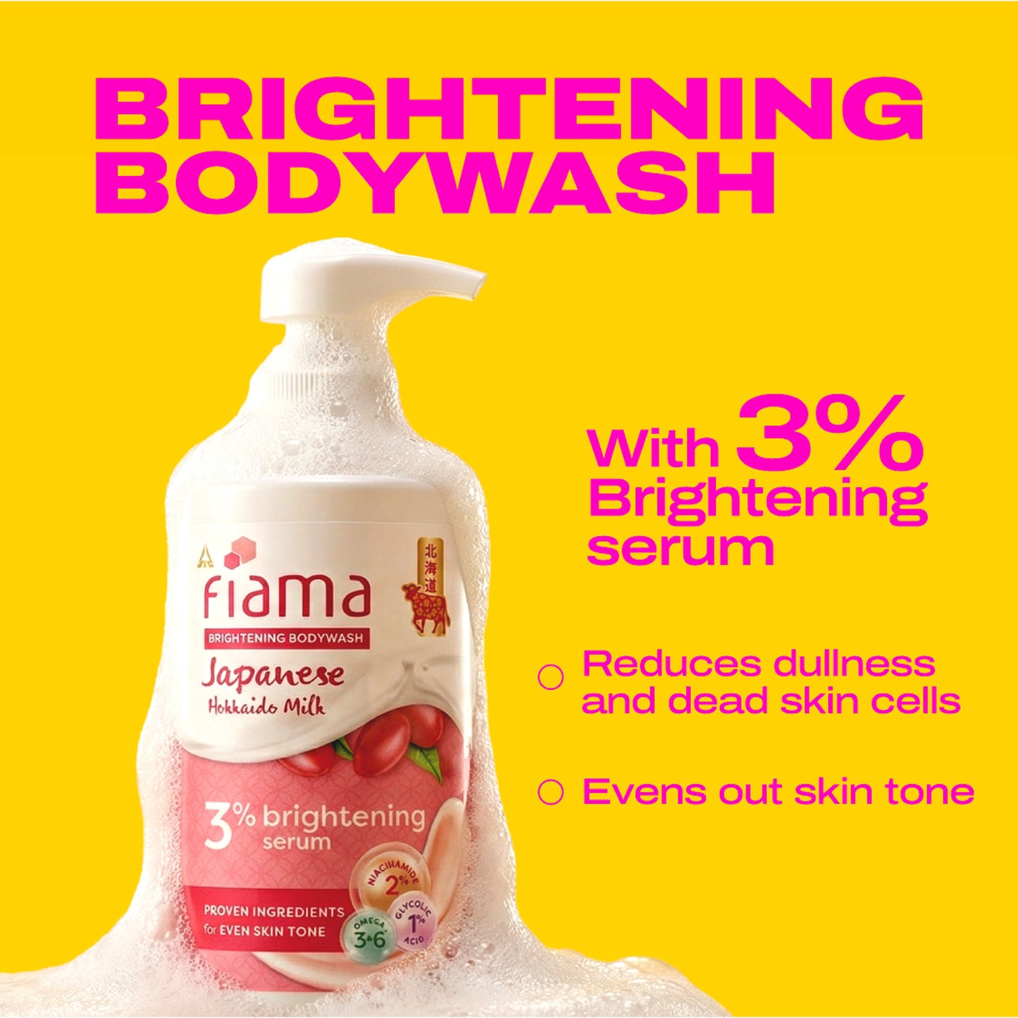 Fiama 3% Brightening Serum Body Wash